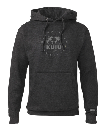 KUIU Ultralight Hunting Circle Hoodie | Charcoal