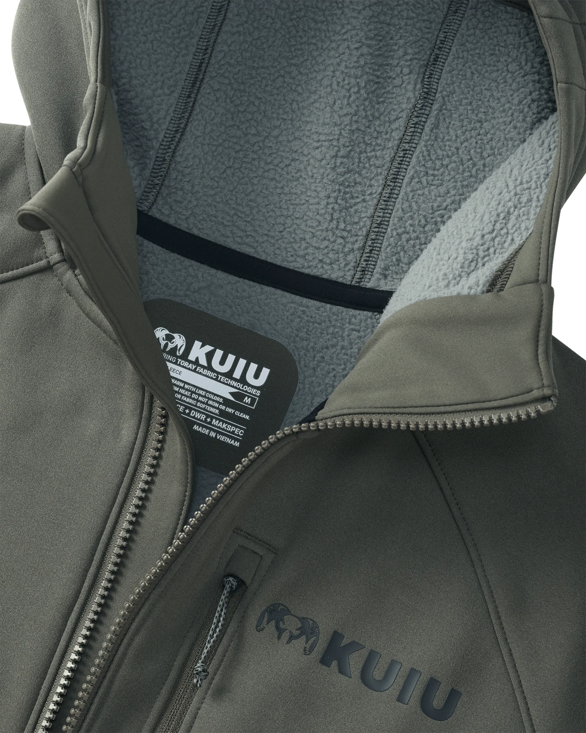 StrongFleece 275 Full Zip Hoodie | Ash