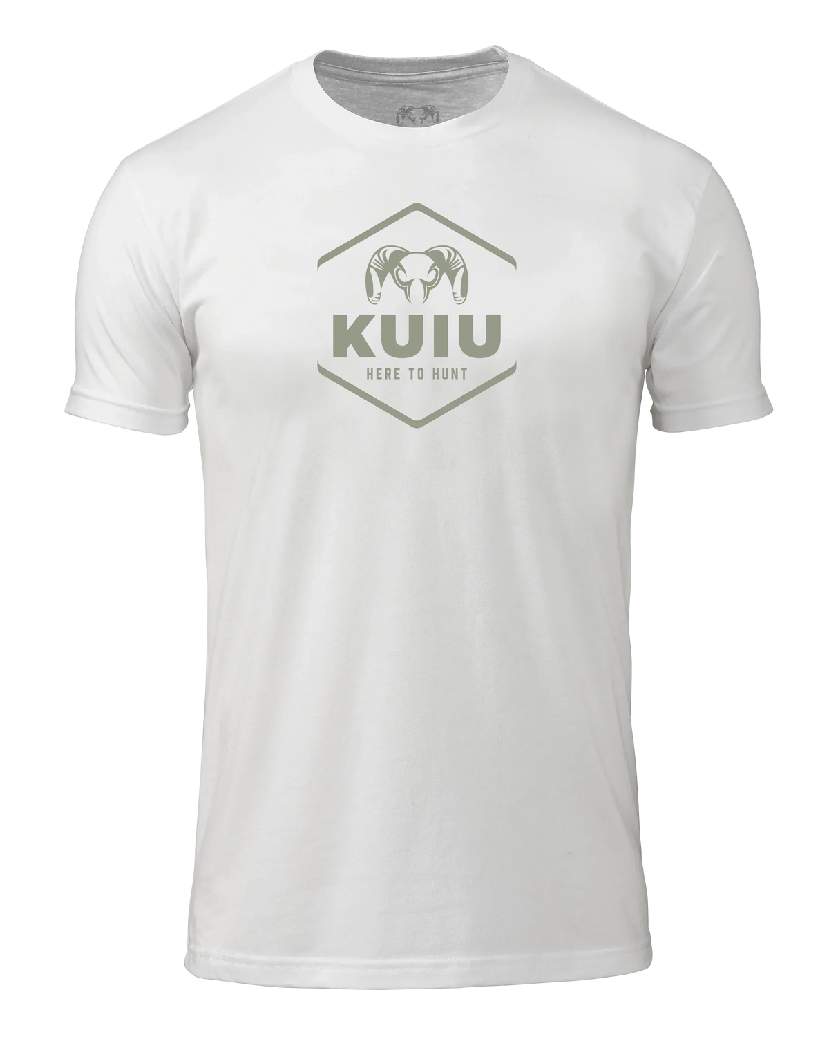 KUIU Stacked Here to Hunt T-Shirt | White