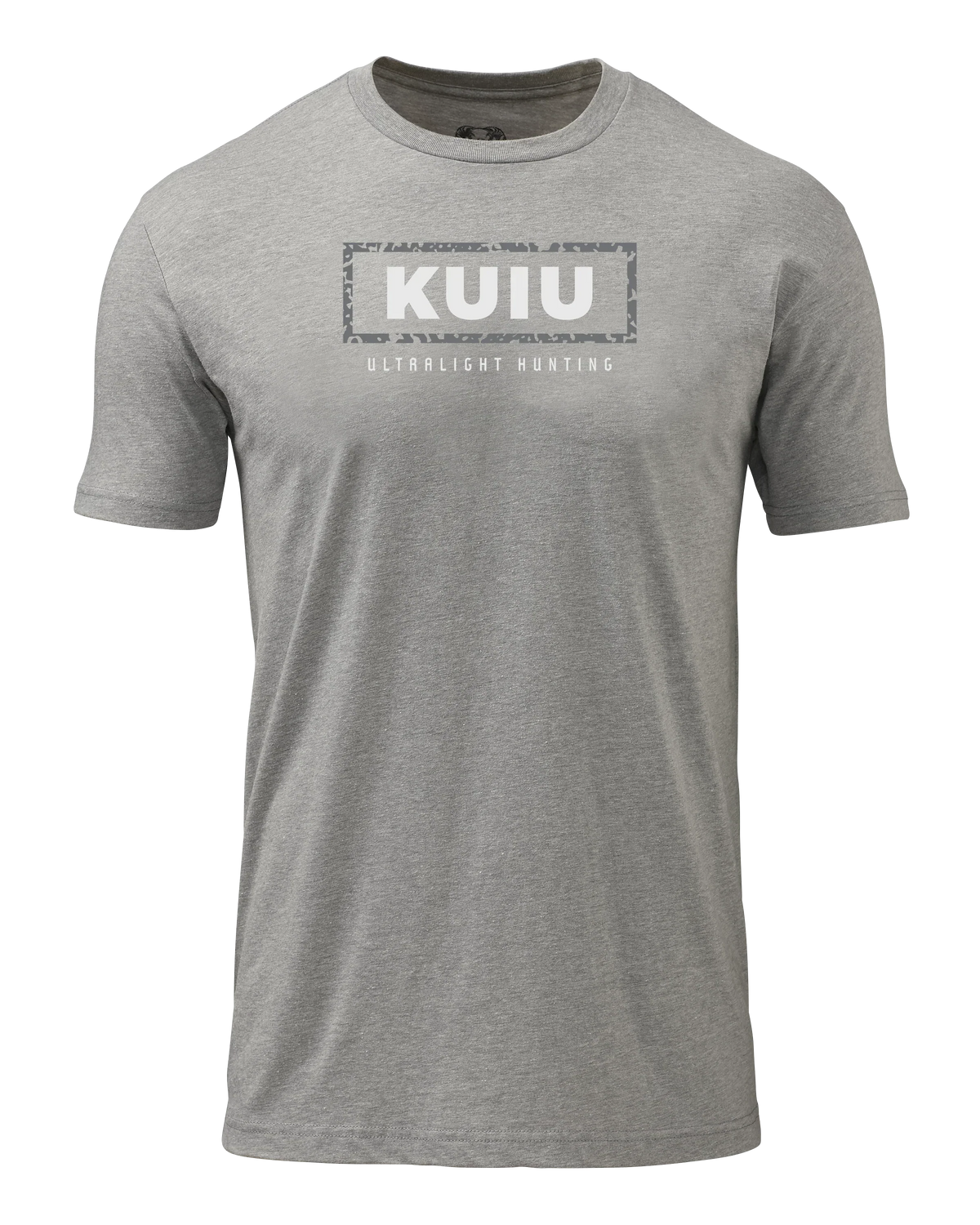 KUIU Box Logo T-Shirt | Heather Grey