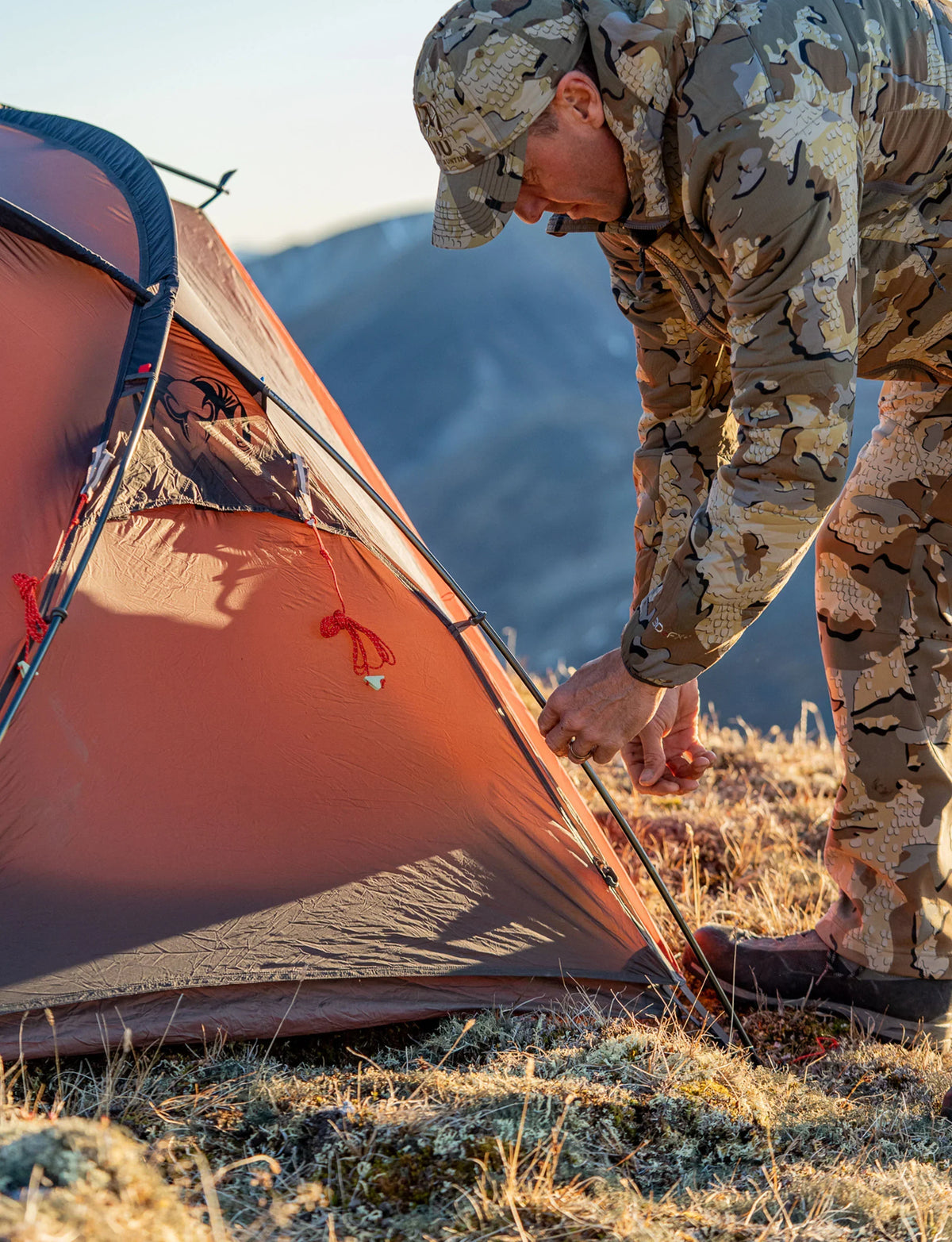 Mountain Star 2 Person Tent | Gunmetal-Camel