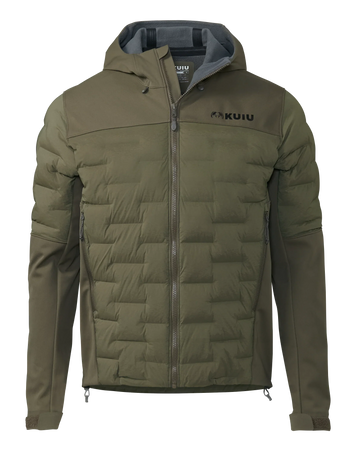 Axis Thermal Hybrid Hooded Jacket | Ash