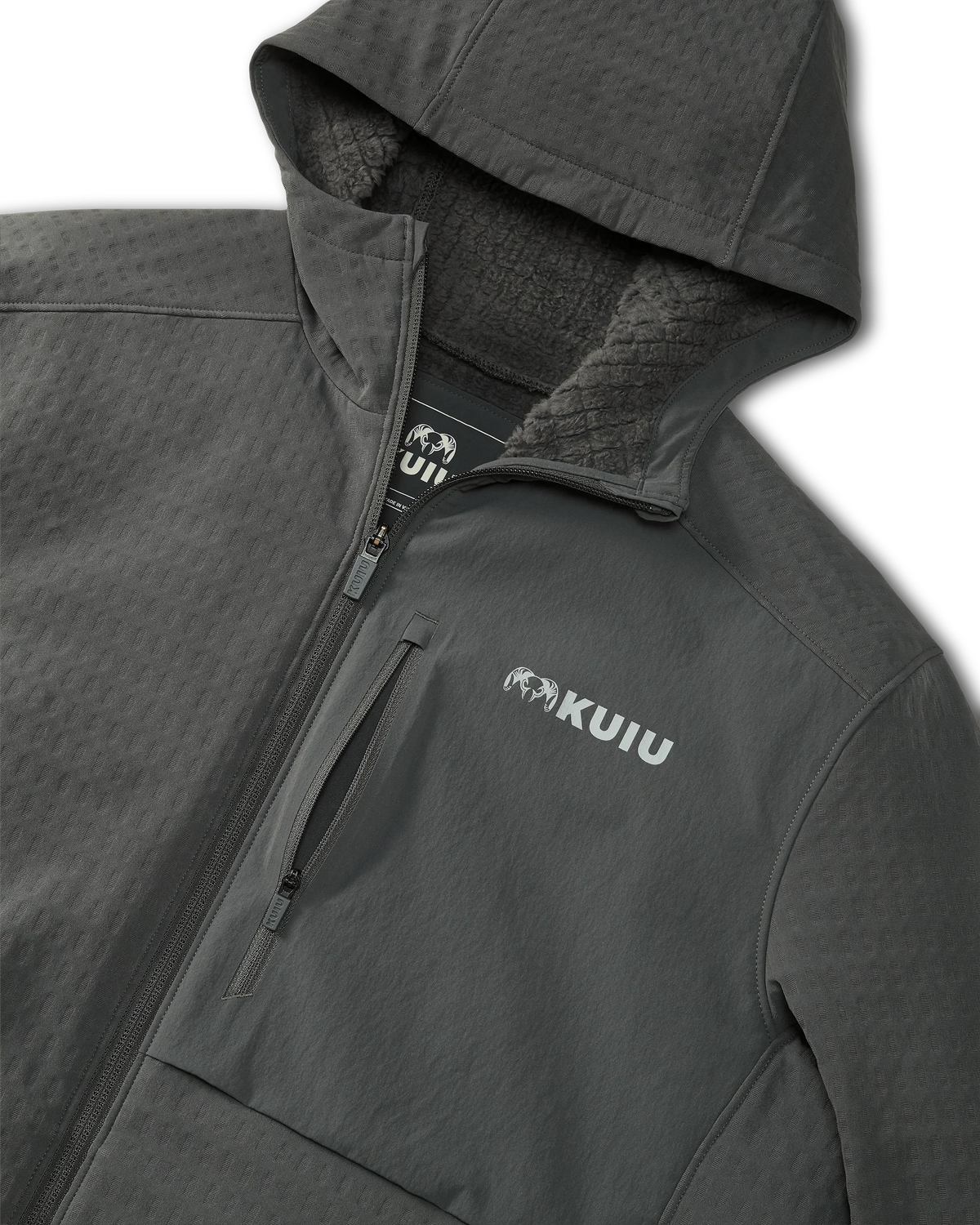 Blockfield Fleece Hoodie | Gunmetal