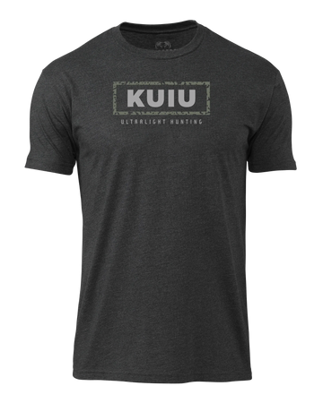 KUIU Box Logo T-Shirt | Charcoal