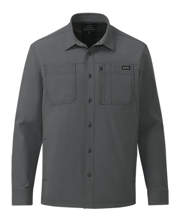 Motive Flannel Lined Shirt Jacket | Gunmetal