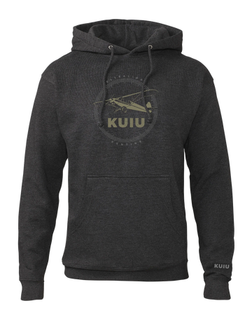 KUIU Super Cub Logo Hoodie | Charcoal