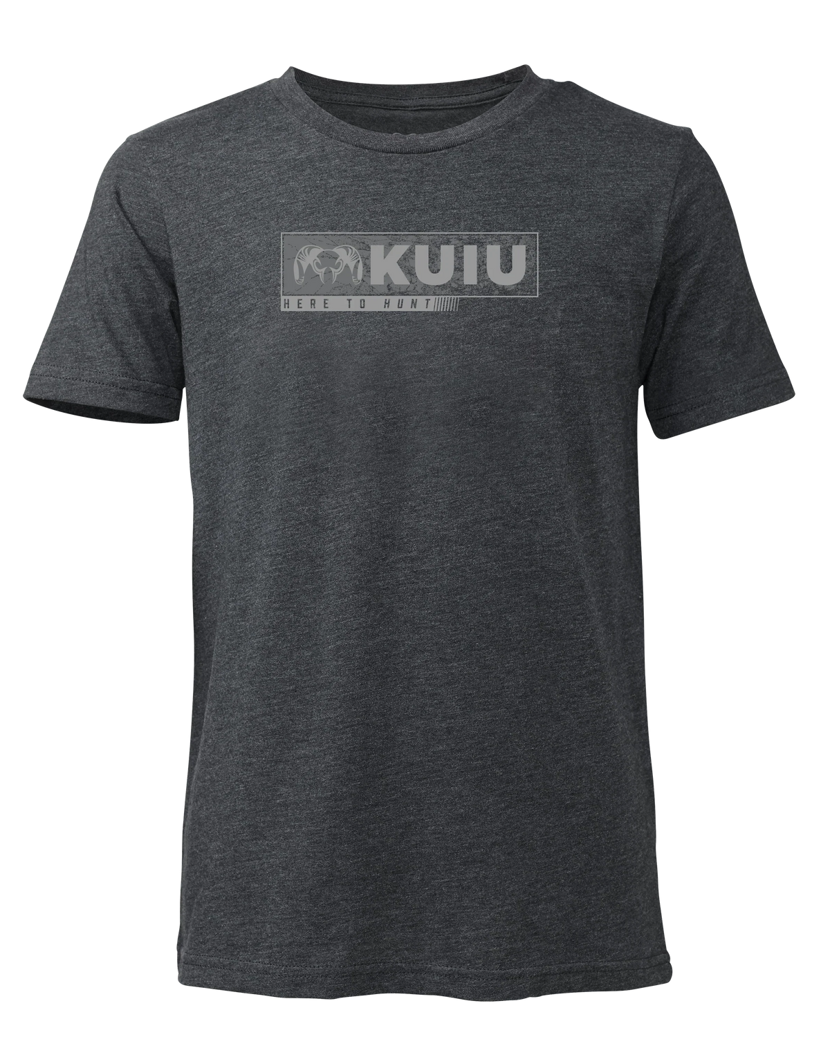 Youth Here to Hunt Gritstone T-Shirt | Charcoal