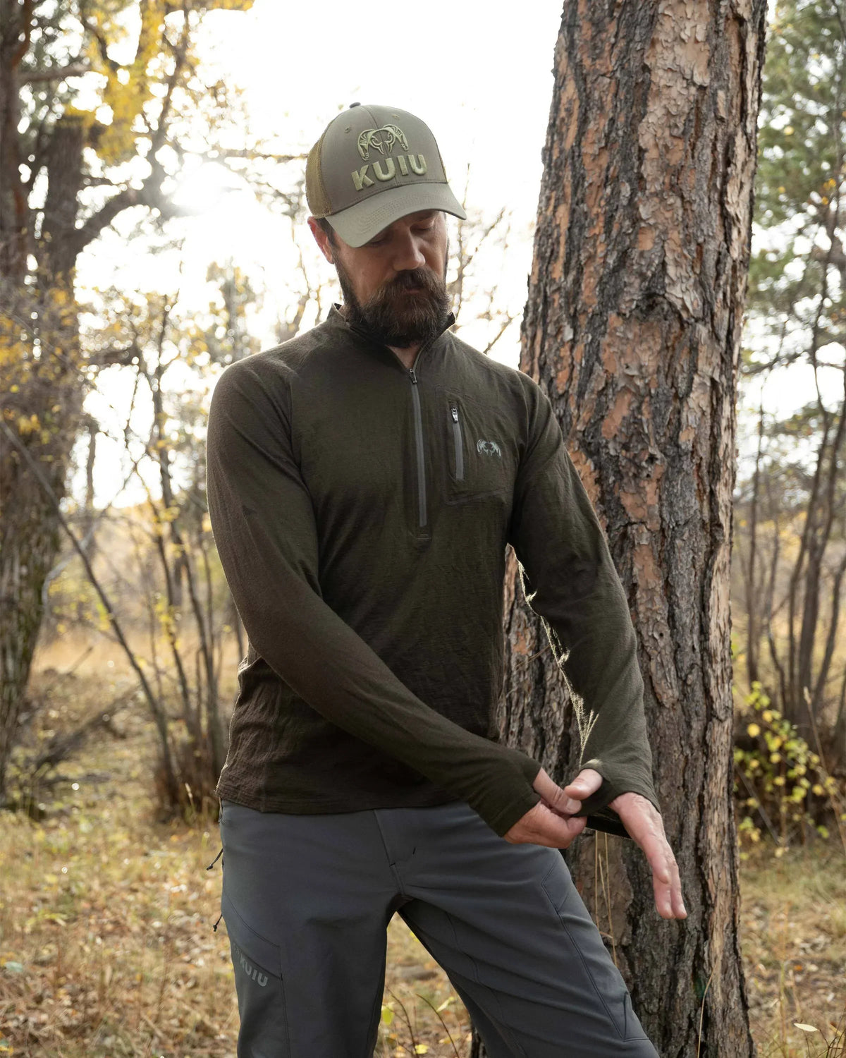ULTRA Merino 145 Zip-T Hunting Shirt | Verde