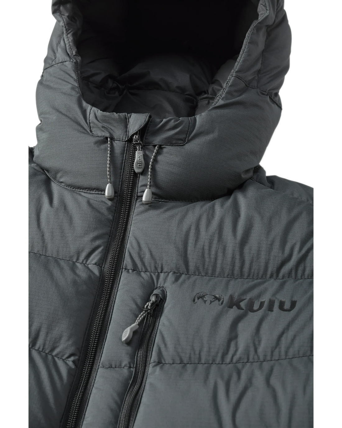 Super Down PRO Hooded Jacket | Gunmetal