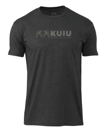 KUIU Here to Hunt Logo T-Shirt | Charcoal